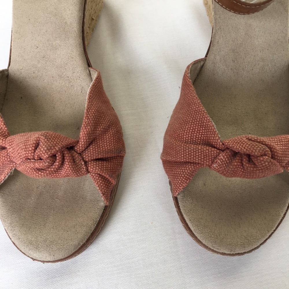 Espadrille Knotted Wedge Sandals - Picture 5 of 8